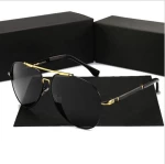 Wholesale Sunglasses High Quality Polarized Sunglasses 758 Black Sunglasses For Men