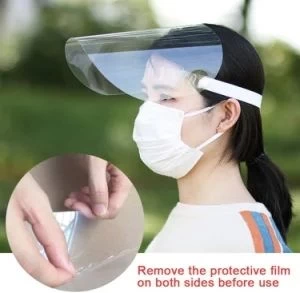 Plastic Mask Disposable Personal Safety Face Eye Shield Transparent Mask with Good Protection
