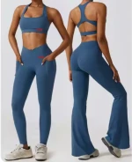 Yoga Sets Bell-bottoms Yoga Wear Set Women