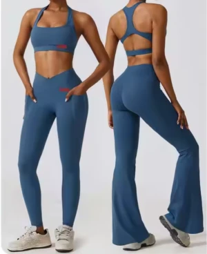 Yoga Sets Bell-bottoms Yoga Wear Set Women