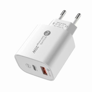 PD20W charger PD Plus QC Square Charger, suitable for apple smart phone quick charger