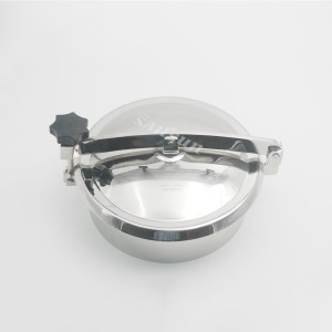 Manway stainless steel saniatry ss304/316l round manway cover