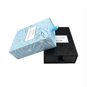Customizable printing luxury fancy decorative poker set drawer box empty poker game packaging box