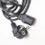 Import Manufacturer supply three-core power cord from China