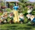 Import Outdoor Decor Life Size Fiberglass Snow White and The Seven Dwarfs Garden Statue from China