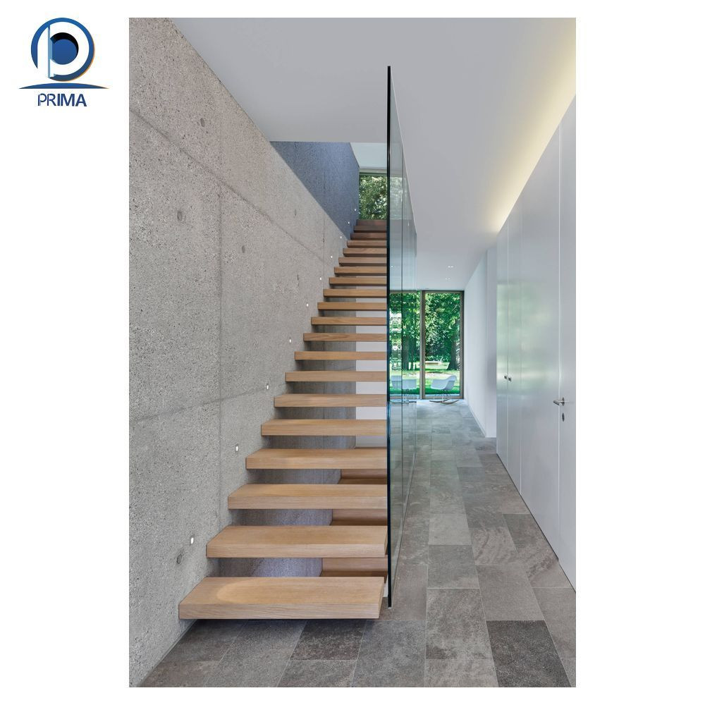 Buy Floating Stair Modern Contemporary Customized Staircase With Glass ...