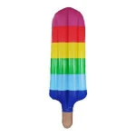 Inflatable Rainbow Popsicle Pool Float
