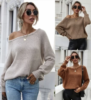 2022 new custom turtleneck pullover women winter knitted turtleneck clothes