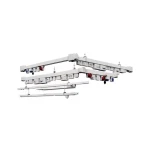 100W-500W Lighting Bus Duct Surface Mounted IP54 Busbar Lighting System