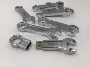 SM-036 metal wrench shaped 2gb 4gb 8gb usb thumb drive