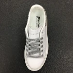 Small white shoes board shoes versatile sports shoes PU non-slip casual shoes