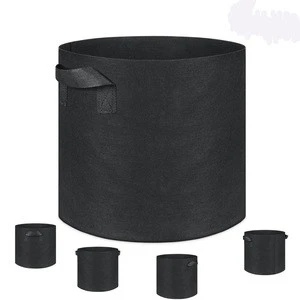 1 / 2 / 3 / 5 / 10 / 20 / 30 / 40 / 50 / 100 / 200/300 gallon All Size Grow Bags , Nonwoven Plant Fabric Pots with Handles