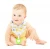 Import 100% Organic Cotton 6-Pack Absorbent And Soft Unisex Baby Bandana Drool Bibs And Teething Toys from China