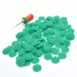100 pcs root canal files stopper disinfection marking circle dental Mark Ring counting rubber stopper
