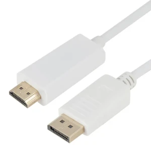 1080P 1.8M thunderbolt DP Displayport display port male to HDMI  male converter adapter cable