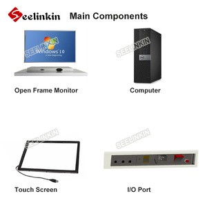 1080P HD windows and android system outdoor totem kiosk for information inquiry and advertising