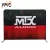 Import 10ft exhibition trade show stand tension fabric stage backdrop graphic mural display booth with TV rack from China