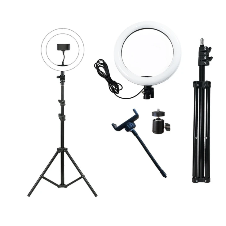 10inch 26cm Led Ring Light with Blue tooth Remote Controller Tripod Stand for Live Stream Video,Selfie and Makeup.