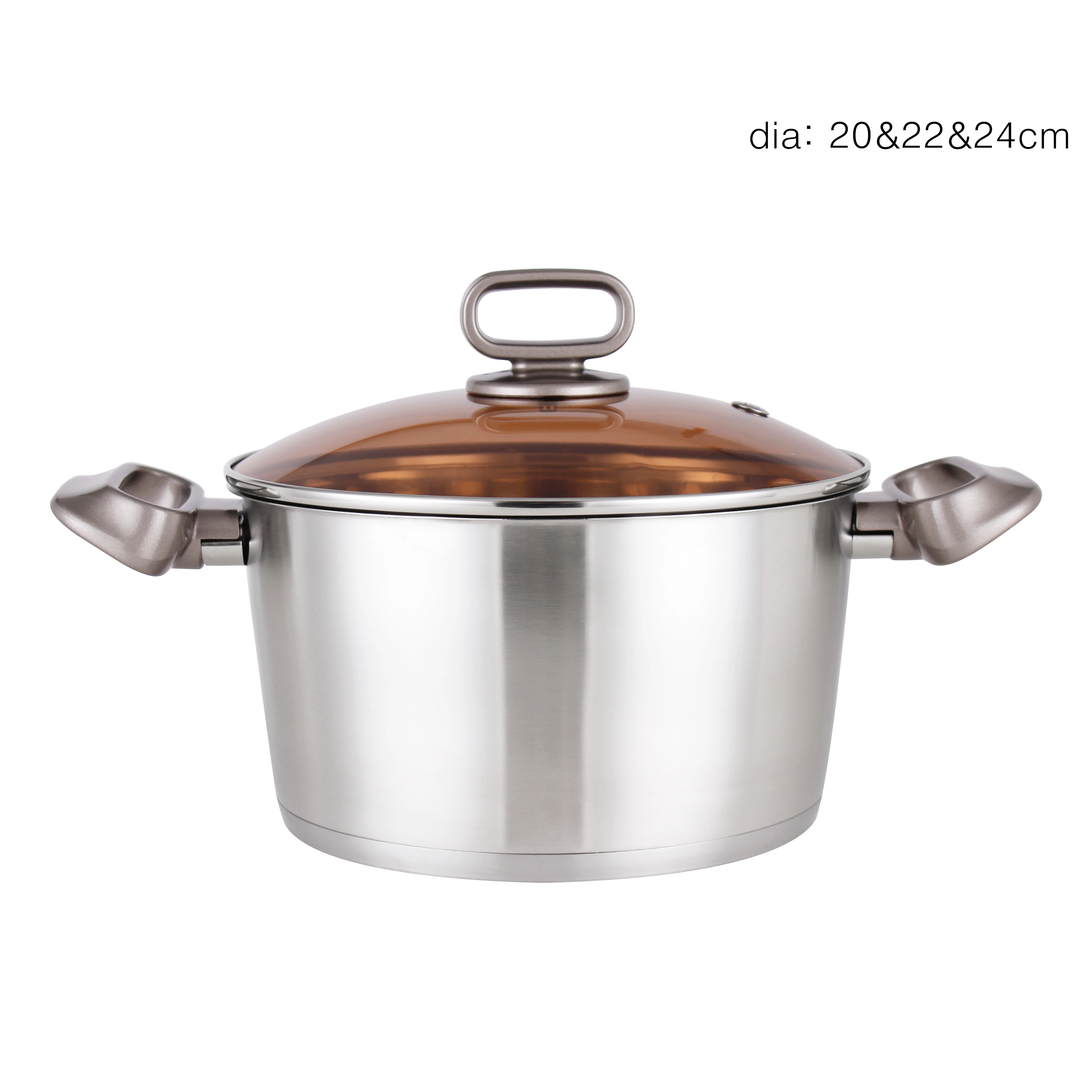 10pcs Pot Pan Stainless Steel Cooking Pot Cookware Set