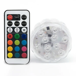 110 LEDs Underwater Submersible LED Lights Waterproof Multi Color Battery Operated Remote Control Wireless Lights