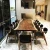Import 12 seat solid wood dining table 300cm*100cm acacia wood slab table exw price is 985$ from China
