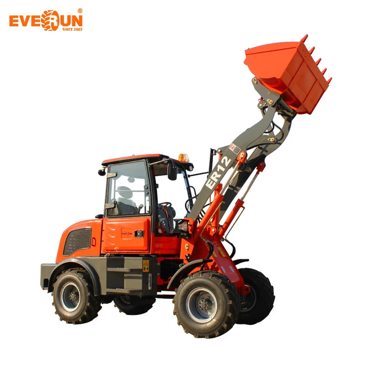 1.2 ton Everun ER12 mini dumper Wheel Loader mini loader bulldozer Earth-moving Machinery construction equipement