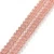 Import 12mm Pink Cuban Chain Iced Out Rhinestone Zinc Alloy Rose Gold Plating Miami Cuban Link Chain Necklace Wholesale Jewelry from China