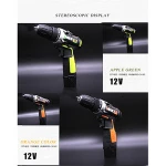 12v Rechargeable Electric Drill Screwdriver/Cordless Drill