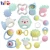 Import 14 PCS Baby Rattles Teether, Shaker Toys, Starts Grab And Spin Rattle, Early Educational Toys for 3, 6, 9, 12 Month Baby Infant from China
