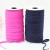 Import 1/4&quot; Elastic Band Flat Black And White Garment Webbing 6mm Braided Elastic Ribbon For Binding from China