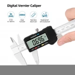 150mm 6 Inch LCD Digital Electronic Carbon Fiber Vernier Caliper Gauge Micrometer Measuring Tool Digital Tools Calipers