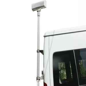 150w manual pole 24v night scan light, 20000lm,1.5m/2.2m