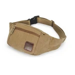 160Z Waxed canvas waist bag sports bag for men