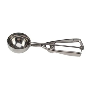 18/8 Stainless Steel Ice Cream Scoop Trigger Include Large-Medium-Small Size, Melon Scoop (cookie scoop)
