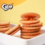 190g Salted Egg Yolk Flavor Crispy Sandwich Biscuit