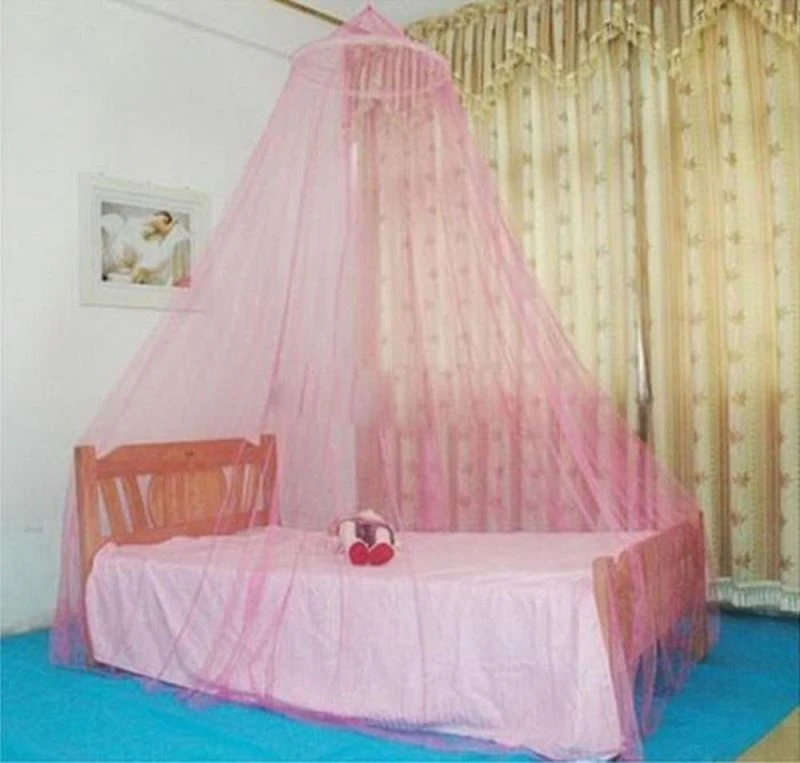 1pcs Elegant Round Lace Insect Bed Canopy Netting Curtain Dome Mosquito Net Bed
