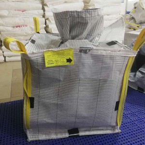 1ton Jumbo Bag Conductive Super Sack Type C Sling Tote Bag Antistatic PP Bulk Bag FIBC 1500kg Big Bag