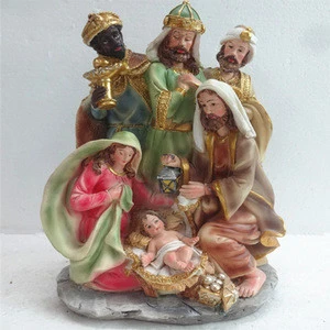 2016 polyresin religious nativity sets craft