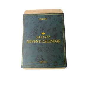 2017 chinese cheap custom printed daily advent calendars