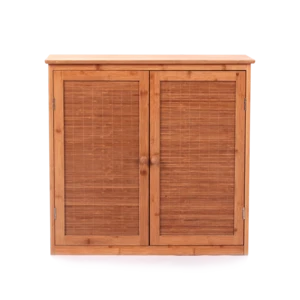 2017 wholesale antique warehoused storage wooden living room side garage display cabinets bamboo