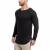 Import 2017 wholesale new design long hem long sleeve fitted t-shirt fitness for men from China
