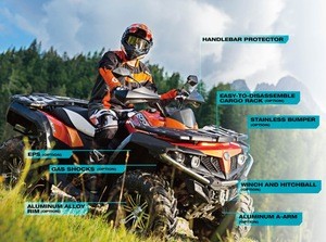 2018 CF MOTO 500cc ATV 4x4, CFORCE 550