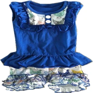 2018 New Fashion Clothes Baby Girls Cotton Boutique Comfortable Sleeveless Tops And Shorts Set