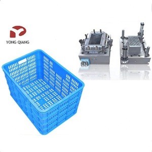 2018 new plastic foldable crate injection mould maker