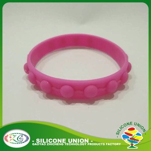 2018 the cheapest silicone bracelet/silicone wristband with custom logo for advertising and sports