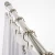 Import 2019 New Style Metal Double Glide 5 Balls Roller Shower Curtain Hooks Hanger from China
