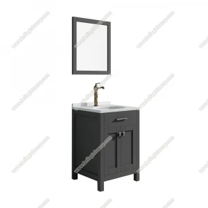 2020 American style bathroom furniture, water proof vanity,white painting furniture