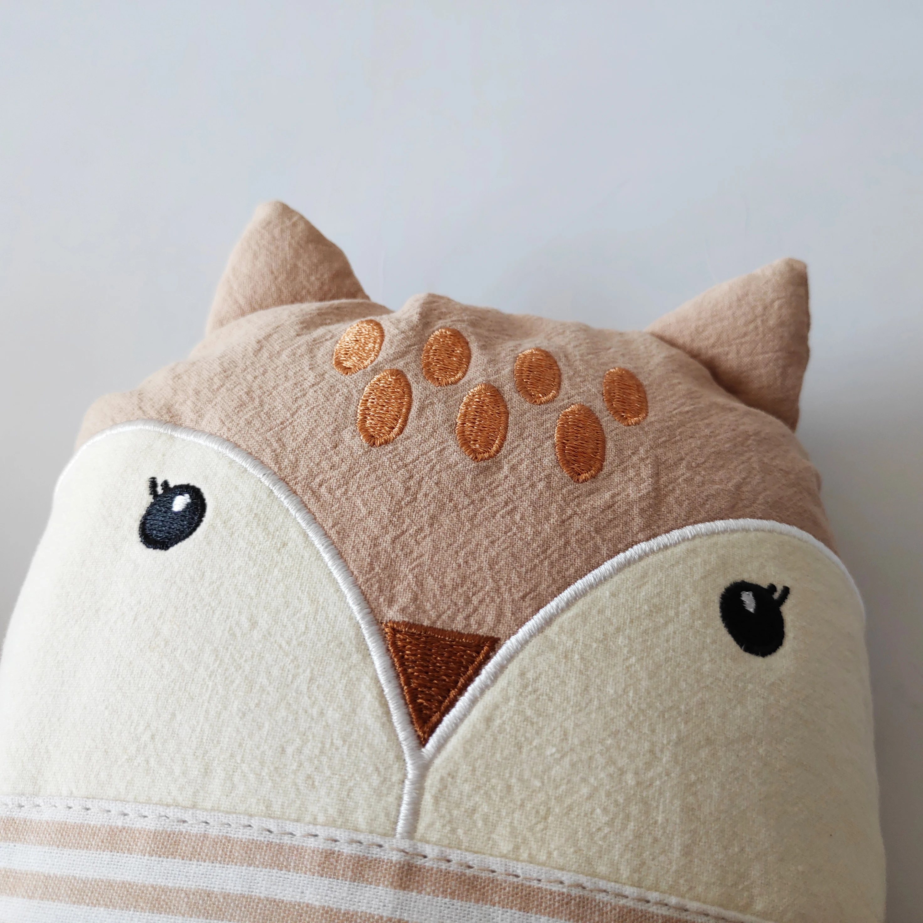 2020 Cute animal cotton pillow buckwheat case decorative pillow for baby
