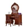 2020 New Coming Royal Luxury Antique French Solid Wood Vanity Dressers With Mirror Bedroom Dresser Designs