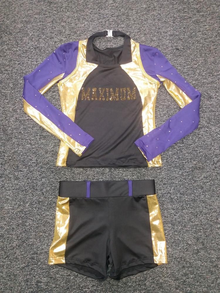 2020 rhinestones cheerleading uniforms with good quality